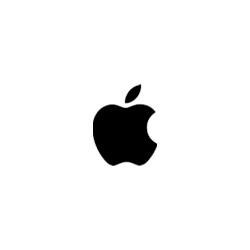 Apple logo.